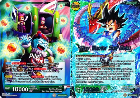 Pilaf // Tiny Warrior Son Goku (Alternative Art) (Gift Box 2018) (BT5-053) [Promotion Cards] | Nerdhalla Games