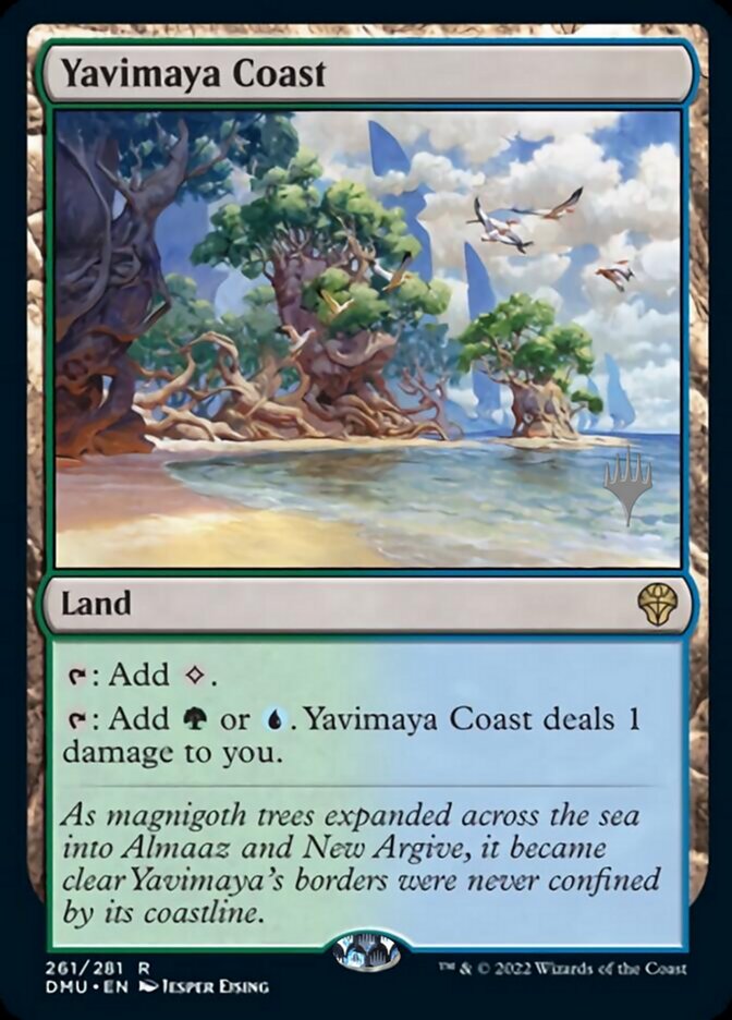 Yavimaya Coast (Promo Pack) [Dominaria United Promos] | Nerdhalla Games