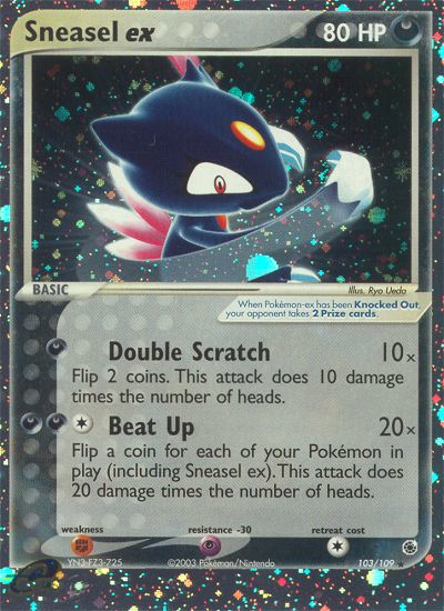 Sneasel ex (103/109) [EX: Ruby & Sapphire] | Nerdhalla Games