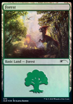 Forest (Dinosaurs) (575) [Secret Lair Drop Promos] | Nerdhalla Games