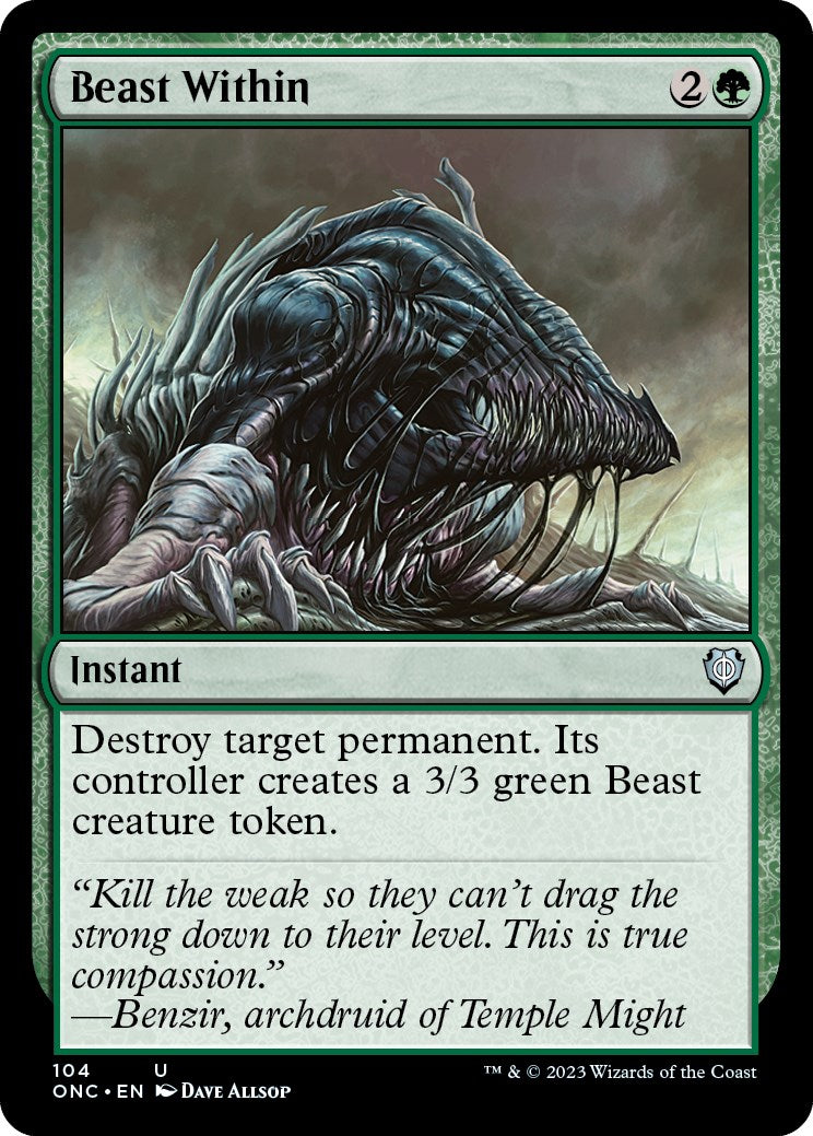 Beast Within [Phyrexia: All Will Be One Commander] | Nerdhalla Games