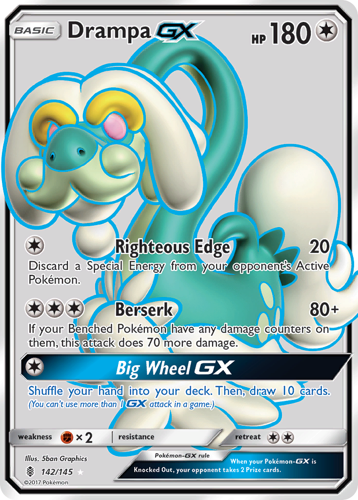 Drampa GX (142/145) [Sun & Moon: Guardians Rising] | Nerdhalla Games