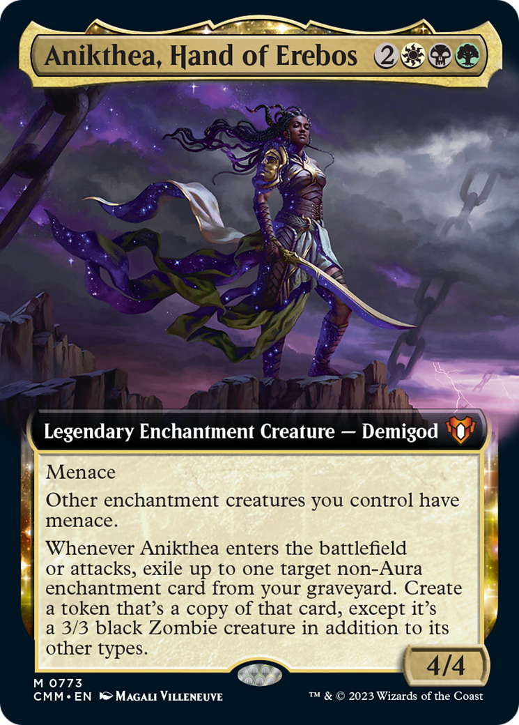 Anikthea, Hand of Erebos (Extended Art) [Commander Masters] | Nerdhalla Games