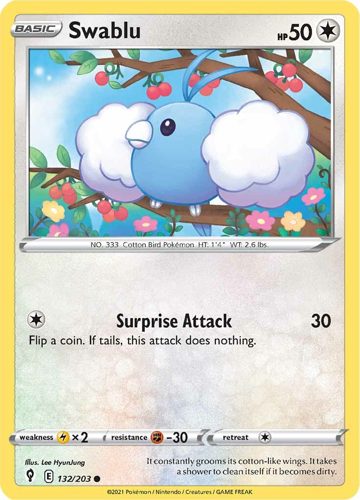 Swablu (132/203) [Sword & Shield: Evolving Skies] | Nerdhalla Games