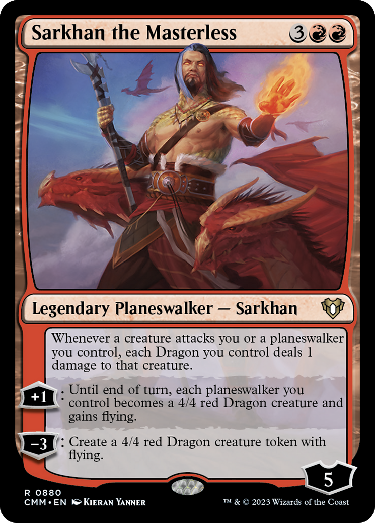 Sarkhan the Masterless [Commander Masters] | Nerdhalla Games