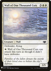 Wall of One Thousand Cuts [Mystery Booster] | Nerdhalla Games