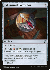 Talisman of Conviction [Phyrexia: All Will Be One Commander] | Nerdhalla Games