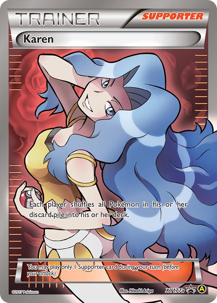 Karen (XY177a) [Alternate Art Promos] | Nerdhalla Games