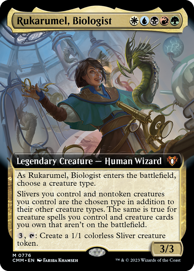 Rukarumel, Biologist (Extended Art) [Commander Masters] | Nerdhalla Games