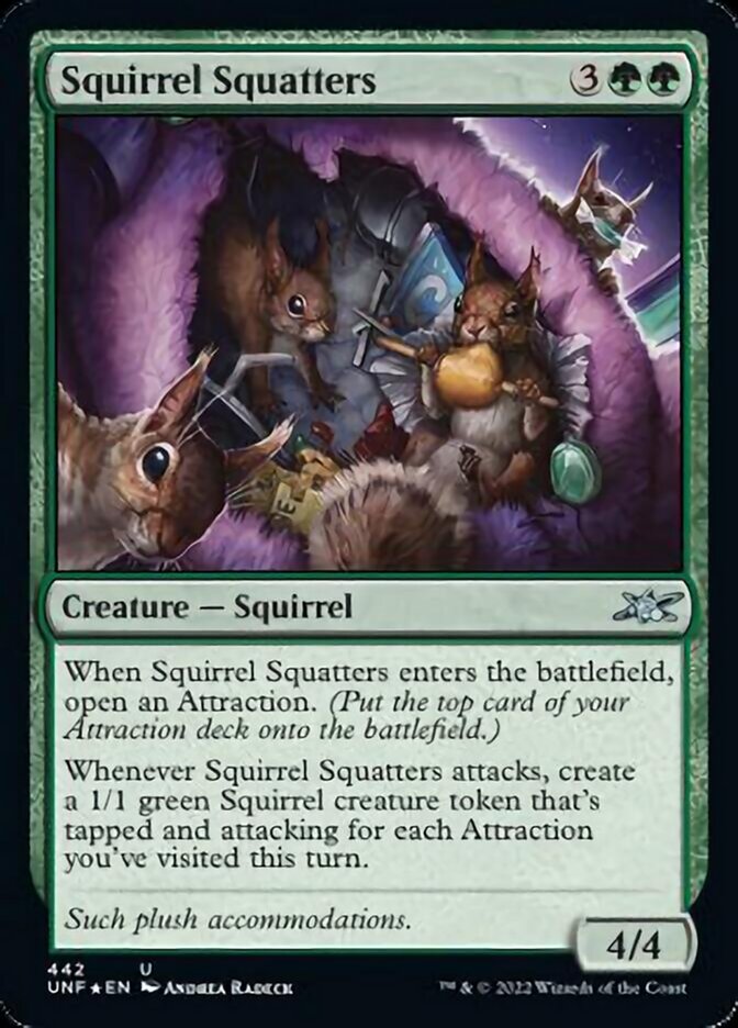 Squirrel Squatters (Galaxy Foil) [Unfinity] | Nerdhalla Games