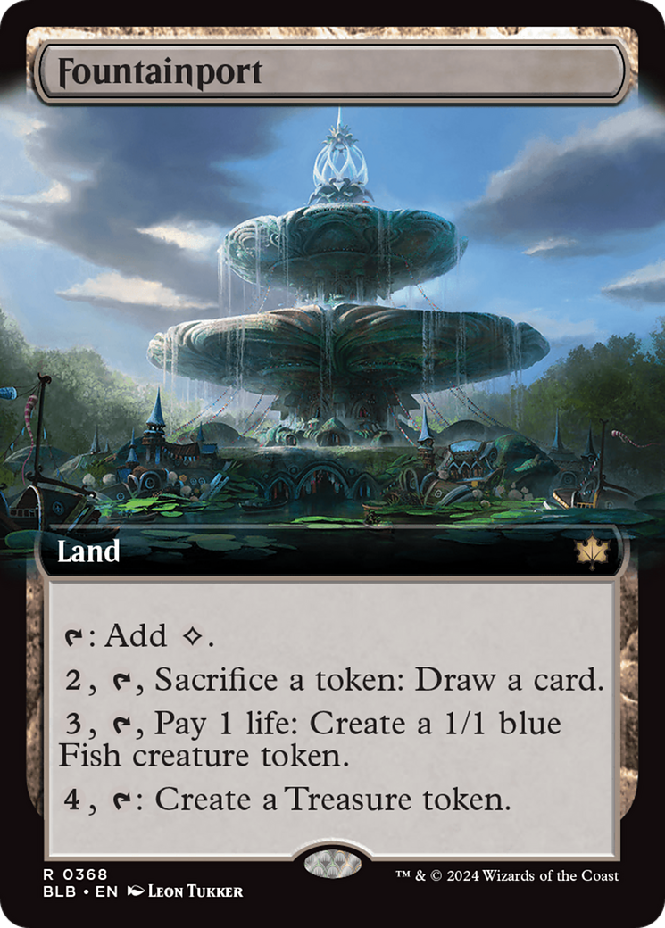 Fountainport (Extended Art) [Bloomburrow] | Nerdhalla Games