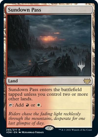 Sundown Pass (Promo Pack) [Innistrad: Crimson Vow Promos] | Nerdhalla Games