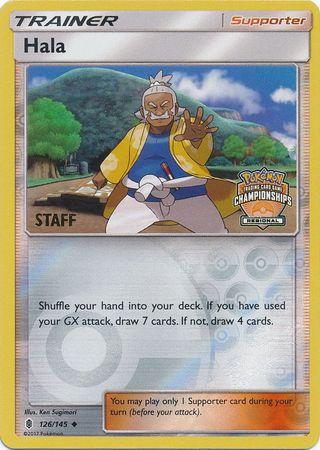 Hala (126/145) (Regional Championship Promo Staff) [Sun & Moon: Guardians Rising] | Nerdhalla Games