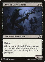 Crow of Dark Tidings [Mystery Booster] | Nerdhalla Games