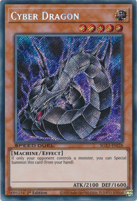 Cyber Dragon [SGX3-ENI28] Secret Rare | Nerdhalla Games