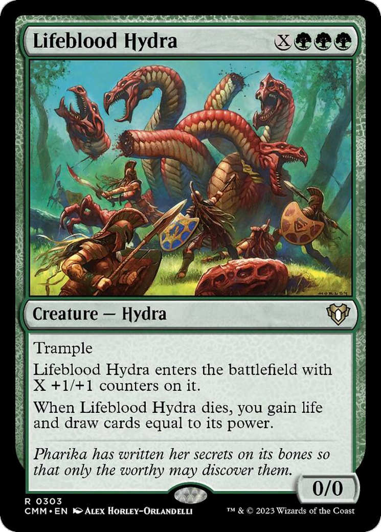 Lifeblood Hydra [Commander Masters] | Nerdhalla Games