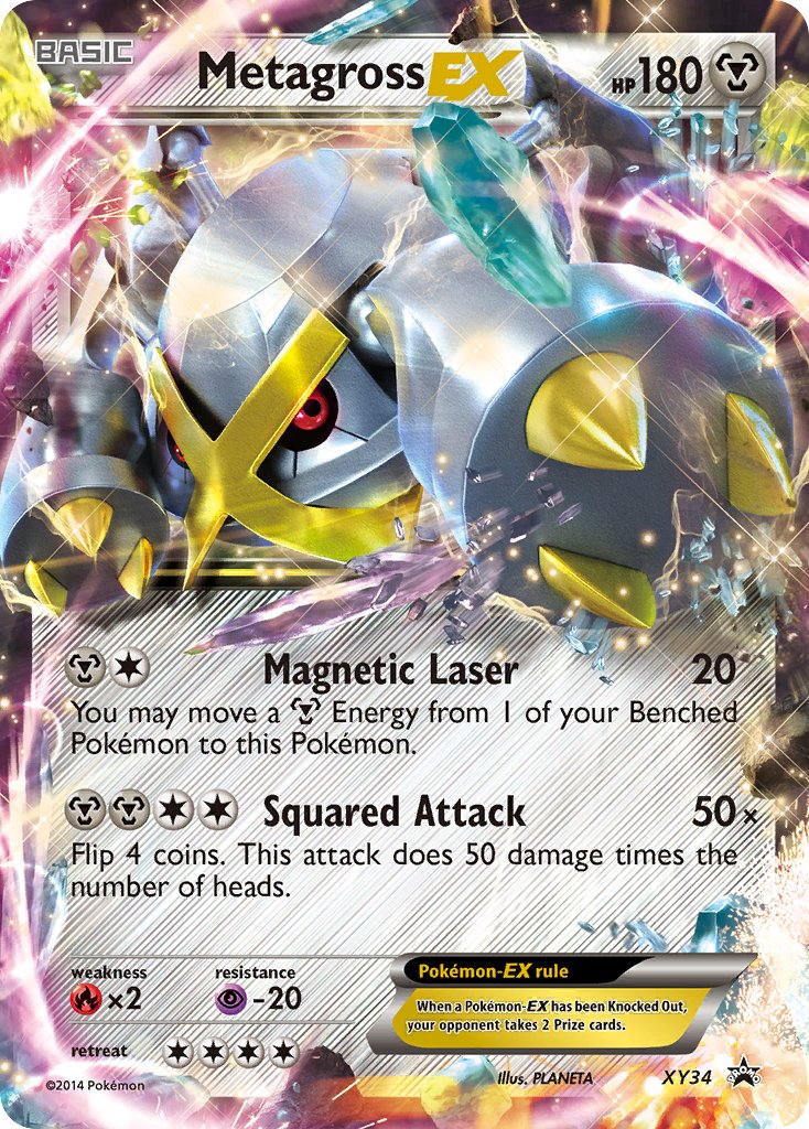 Metagross EX (XY34) [XY: Black Star Promos] | Nerdhalla Games