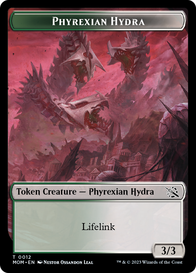 Phyrexian Hydra Token (12) [March of the Machine Tokens] | Nerdhalla Games