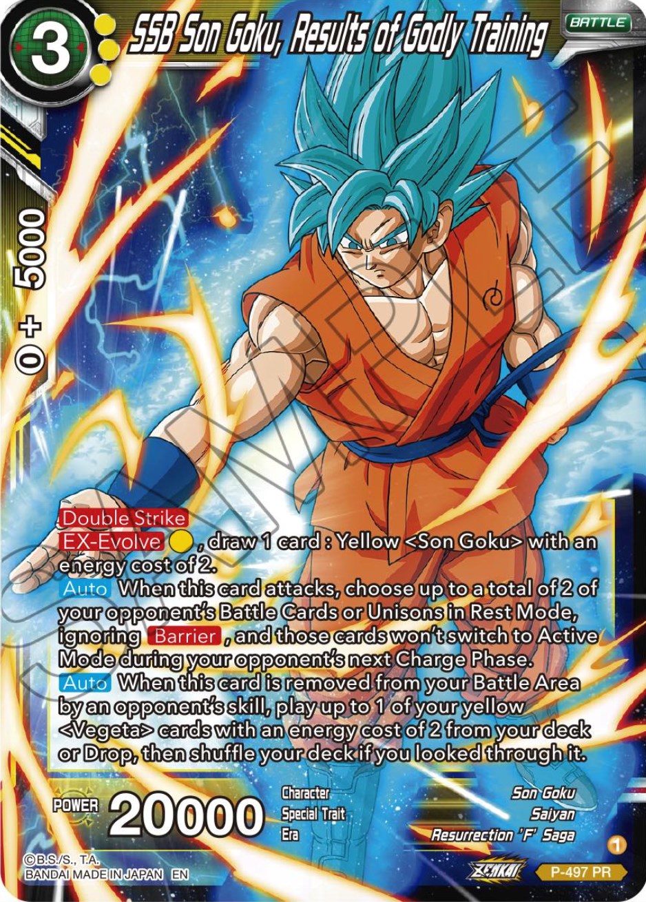 SSB Son Goku, Results of Godly Training (P-497) [Promotion Cards] | Nerdhalla Games