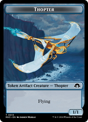 Phyrexian Germ // Thopter Double-Sided Token [Modern Horizons 3 Tokens] | Nerdhalla Games