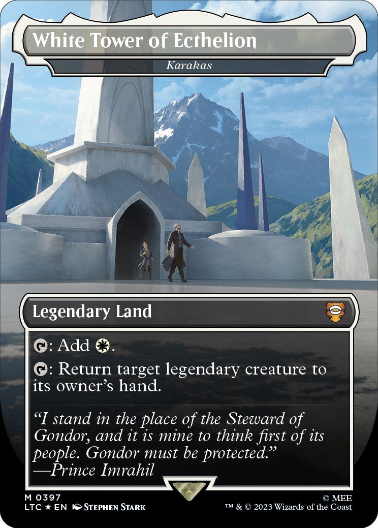 White Tower of Ecthelion - Karakas (Surge Foil Realms and Relics) [The Lord of the Rings: Tales of Middle-Earth Commander] | Nerdhalla Games