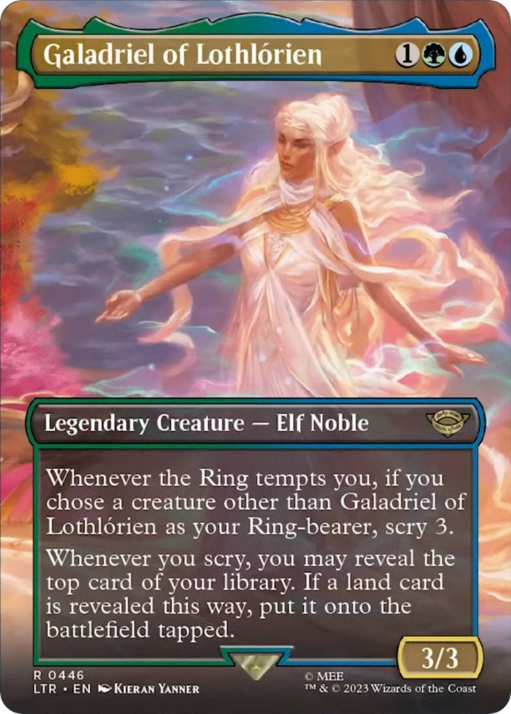 Galadriel of Lothlorien (Borderless Alternate Art) [The Lord of the Rings: Tales of Middle-Earth] | Nerdhalla Games