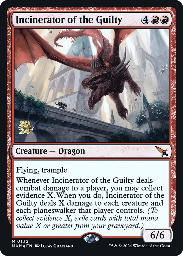 Incinerator of the Guilty [Murders at Karlov Manor Prerelease Promos] | Nerdhalla Games