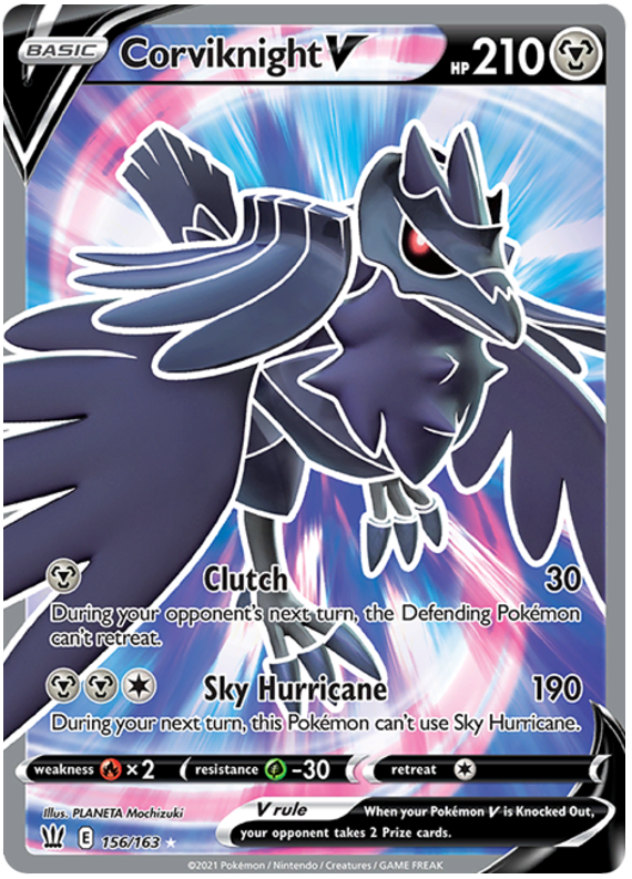 Corviknight V (156/163) [Sword & Shield: Battle Styles] | Nerdhalla Games