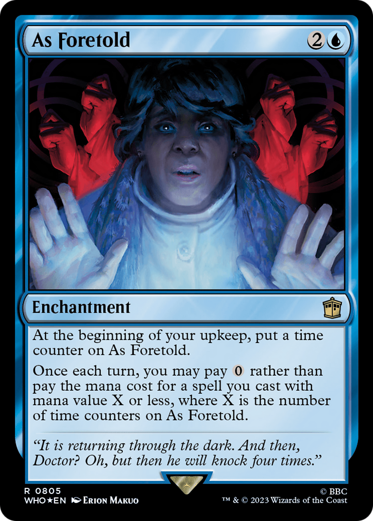 As Foretold (Surge Foil) [Doctor Who] | Nerdhalla Games