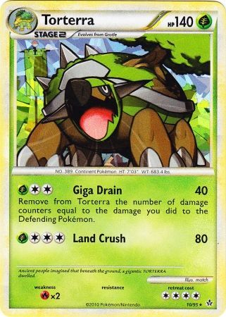 Torterra (10/95) (Cracked Ice Holo) [HeartGold & SoulSilver: Unleashed] | Nerdhalla Games