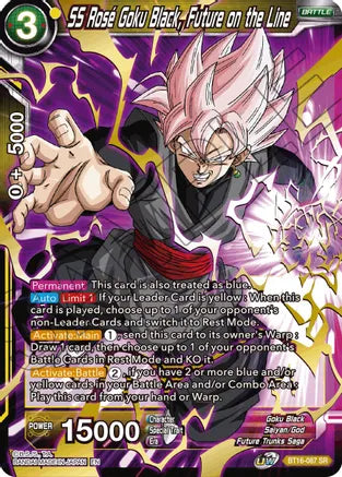 SS Rose Goku Black, Future on the Line (BT16-087) [Realm of the Gods] | Nerdhalla Games