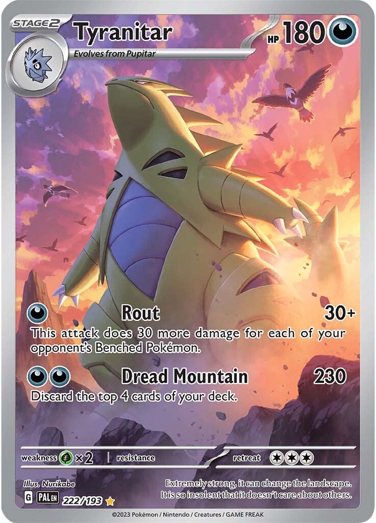 Tyranitar (222/193) [Scarlet & Violet: Paldea Evolved] | Nerdhalla Games