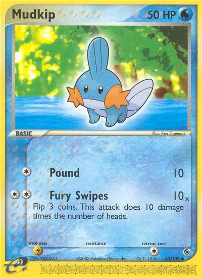 Mudkip (60/109) [EX: Ruby & Sapphire] | Nerdhalla Games