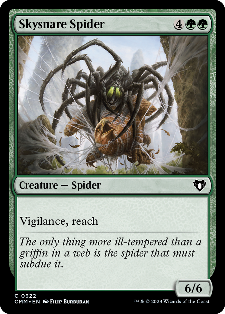 Skysnare Spider [Commander Masters] | Nerdhalla Games