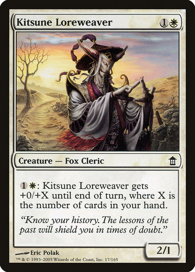 Kitsune Loreweaver [Saviors of Kamigawa] | Nerdhalla Games