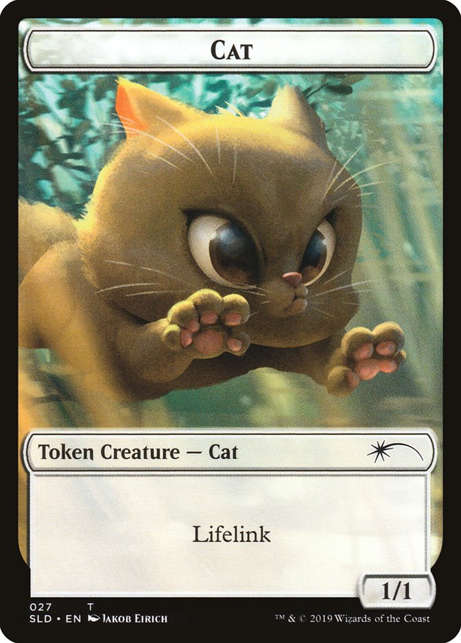 Cat (27) // Cat (28) Double-Sided Token [Secret Lair Drop Series] | Nerdhalla Games