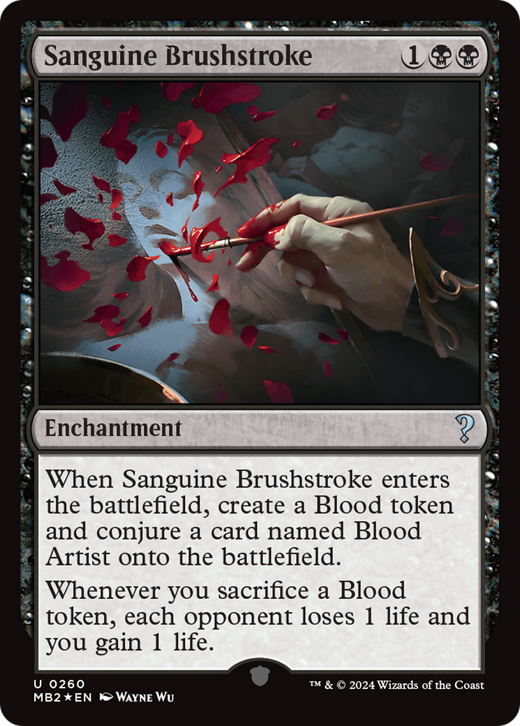 Sanguine Brushstroke [Mystery Booster 2] | Nerdhalla Games