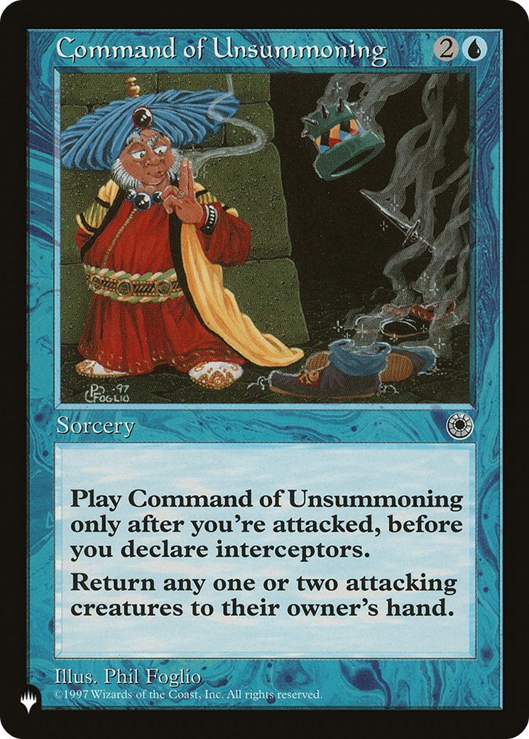 Command of Unsummoning [The List] | Nerdhalla Games