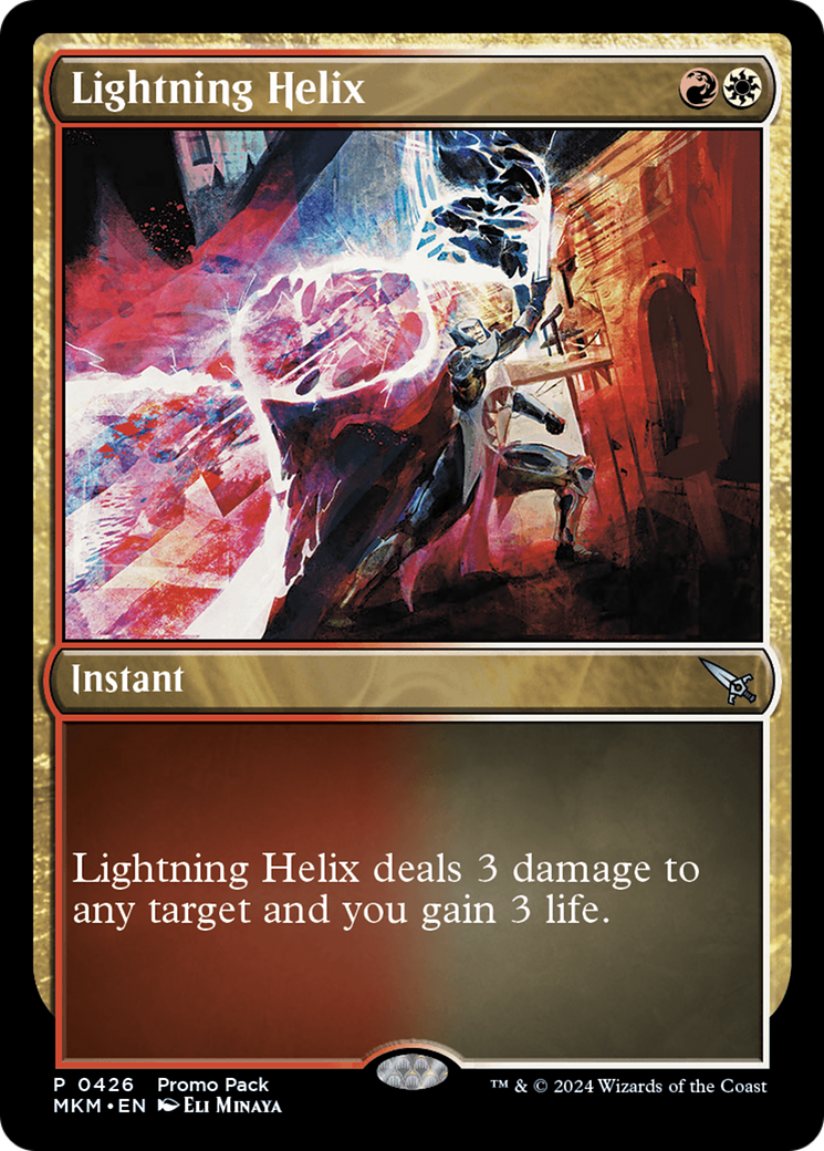 Lightning Helix (Promo Pack) [Murders at Karlov Manor Promos] | Nerdhalla Games