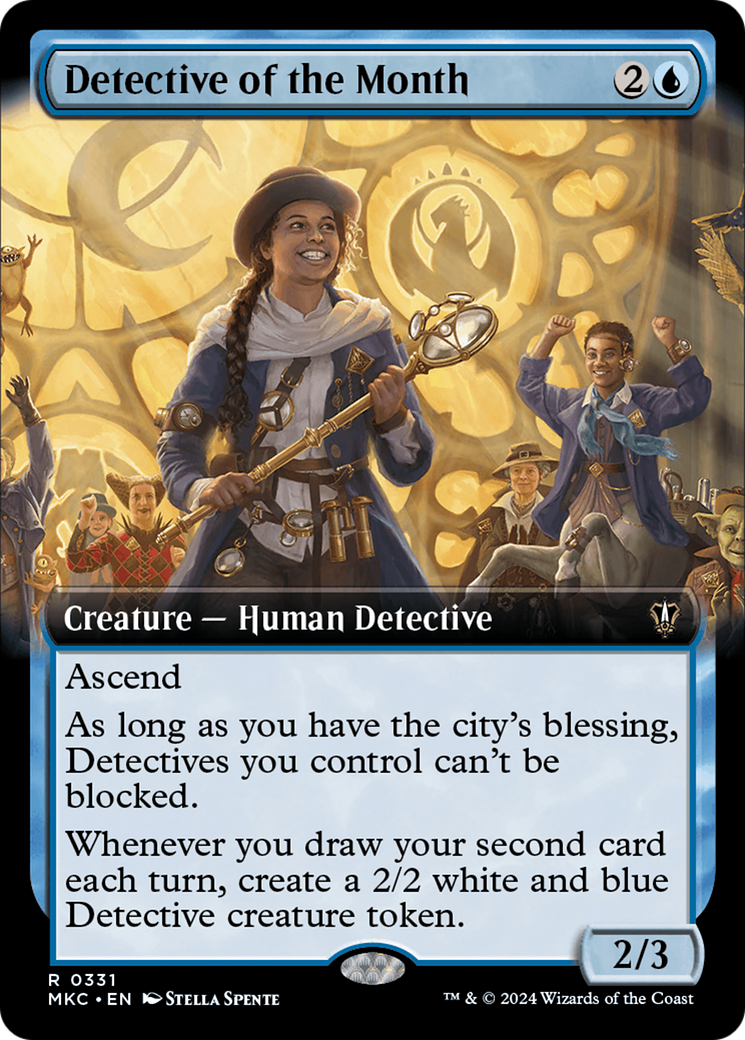 Detective of the Month (Extended Art) [Murders at Karlov Manor Commander] | Nerdhalla Games