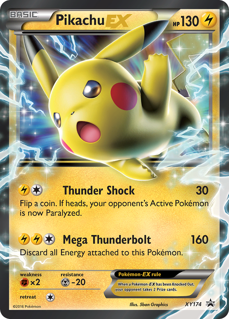 Pikachu EX (XY174) [XY: Black Star Promos] | Nerdhalla Games