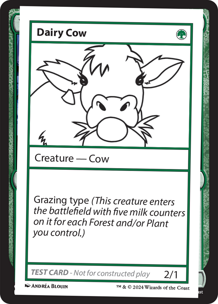 Dairy Cow [Mystery Booster 2 Playtest Cards] | Nerdhalla Games