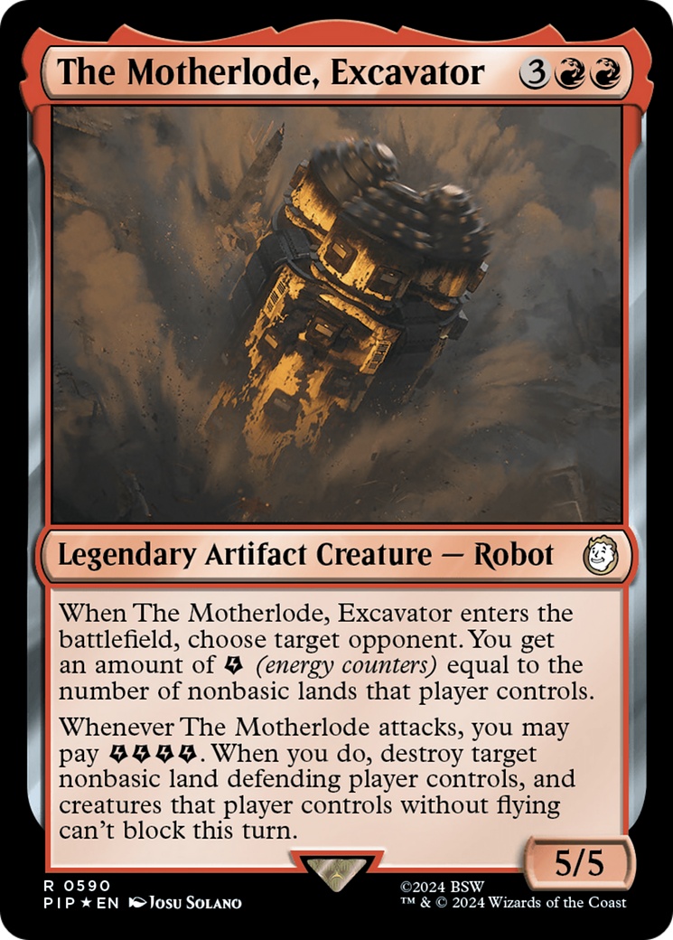 The Motherlode, Excavator (Surge Foil) [Fallout] | Nerdhalla Games