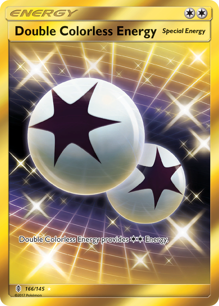 Double Colorless Energy (166/145) [Sun & Moon: Guardians Rising] | Nerdhalla Games