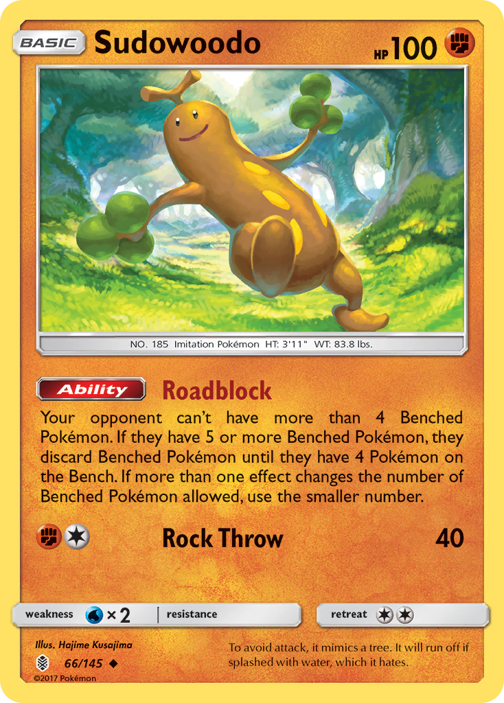 Sudowoodo (66/145) [Sun & Moon: Guardians Rising] | Nerdhalla Games