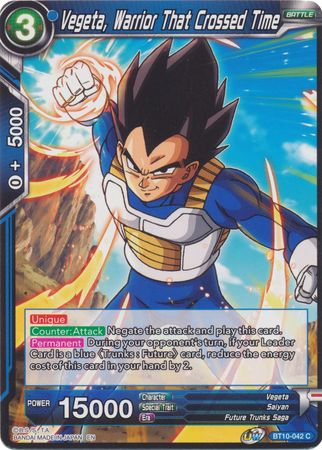 Vegeta, Warrior That Crossed Time (BT10-042) [Rise of the Unison Warrior 2nd Edition] | Nerdhalla Games