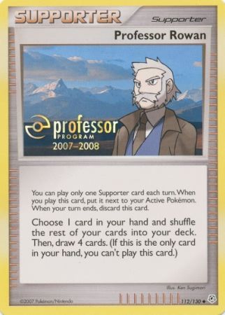 Professor Rowan (112/130) (2007) [Professor Program Promos] | Nerdhalla Games