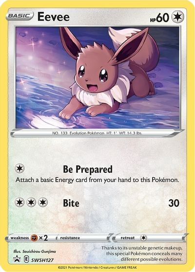 Eevee (SWSH127) [Sword & Shield: Black Star Promos] | Nerdhalla Games