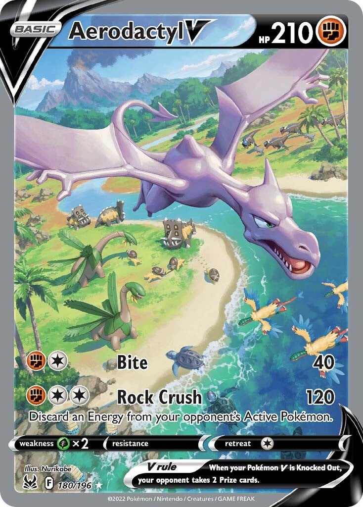 Aerodactyl V (180/196) [Sword & Shield: Lost Origin] | Nerdhalla Games