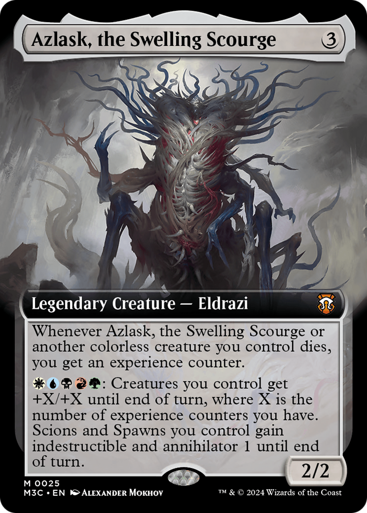 Azlask, the Swelling Scourge (Extended Art) [Modern Horizons 3 Commander] | Nerdhalla Games